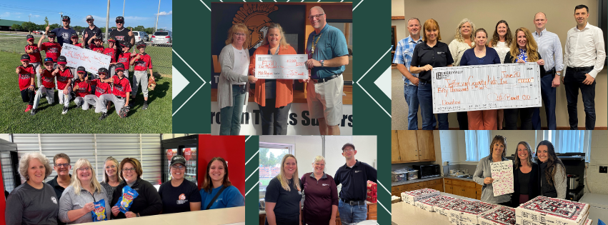 Various donation and volunteer pictures to show our LSB pride. 
