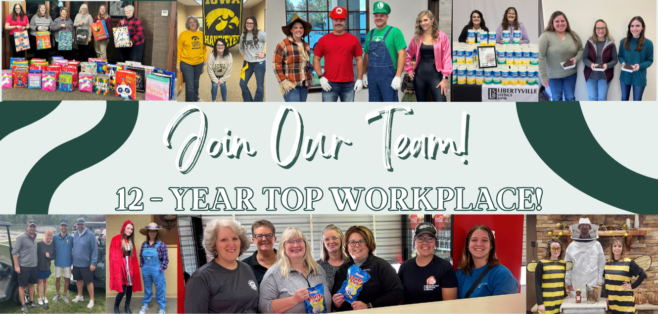 Join Our Team! 12-Year Top Workplace